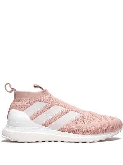 Shop Adidas Originals X Kith Ace 16+ Ultraboost "flamingos" Sneakers In Pink