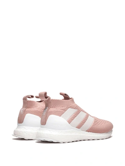 Shop Adidas Originals X Kith Ace 16+ Ultraboost "flamingos" Sneakers In Pink