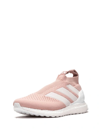 Shop Adidas Originals X Kith Ace 16+ Ultraboost "flamingos" Sneakers In Pink