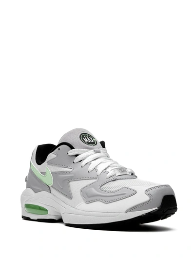 Shop Nike Air Max 2 Light Sneakers In Grey