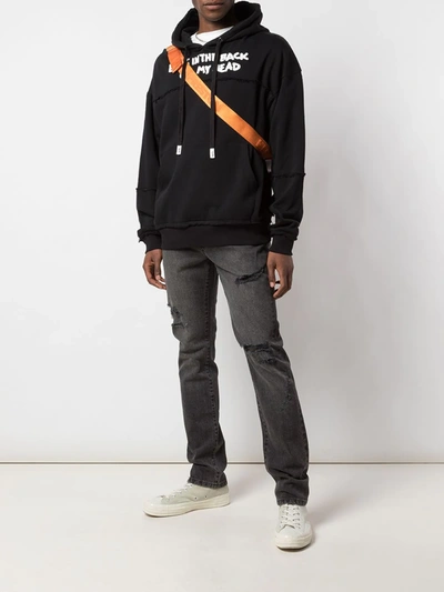 Haculla Eyes In The Back Of My Head Hoodie In Black