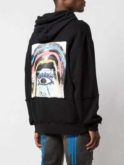 Haculla Eyes In The Back Of My Head Hoodie In Black
