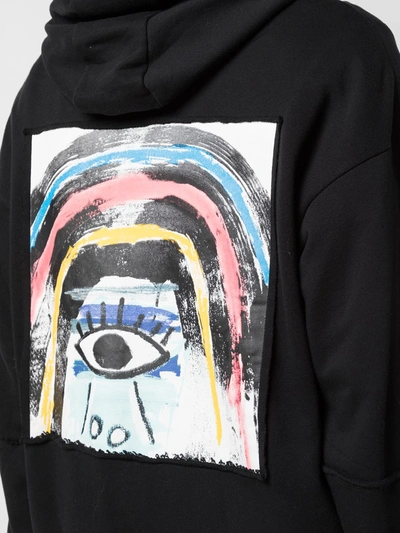 Haculla Eyes In The Back Of My Head Hoodie In Black