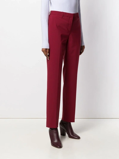 Shop Theory Slim-fit Chinos In Red