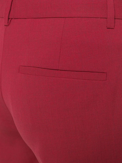 Shop Theory Slim-fit Chinos In Red