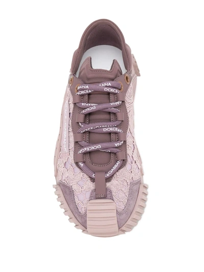 Shop Dolce & Gabbana Ns1 Low-top Sneakers In Purple
