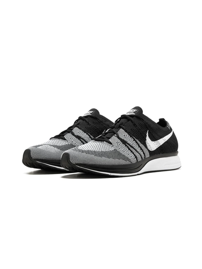 Shop Nike Flyknit "black/white" Sneakers