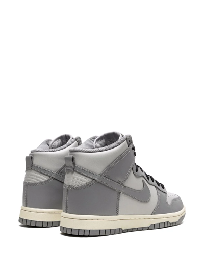 Shop Nike Dunk High "aged" Sneakers In Grey