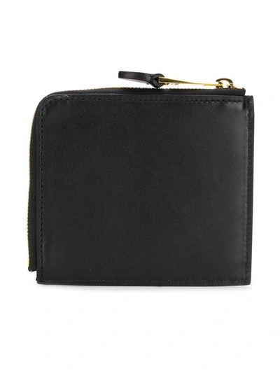 Shop Moschino All Around Zipped Wallet In Black