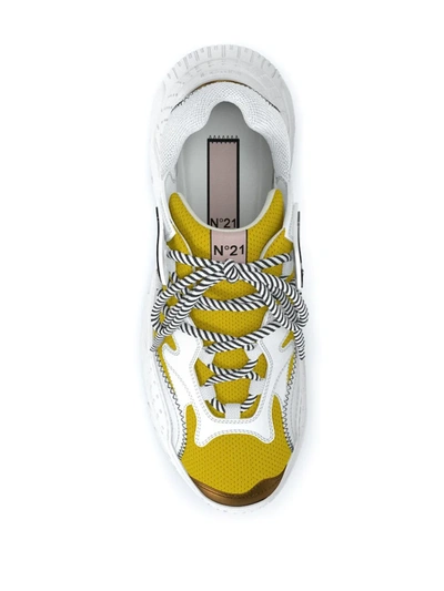 Shop N°21 Customisable Billy Sneaker In Yellow