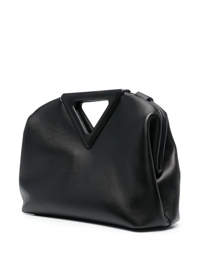 Shop Bottega Veneta The Triangle Tote Bag In Black