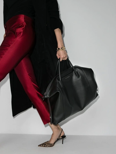 Shop Givenchy Large Antigona Soft Tote Bag In Black