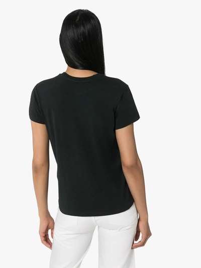 Polo Ralph Lauren Embroidered Logo T-shirt In Black