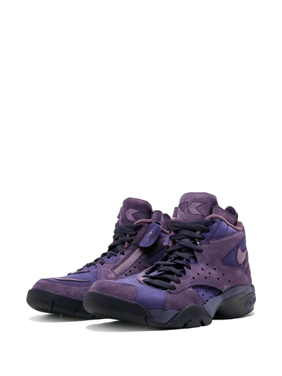 Shop Nike X Kith Air Maestro Ii High Sneakers In Purple