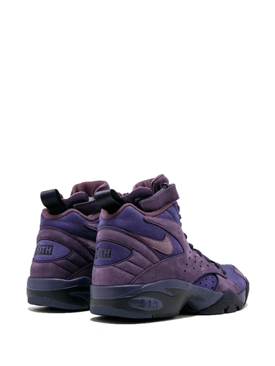 Shop Nike X Kith Air Maestro Ii High Sneakers In Purple