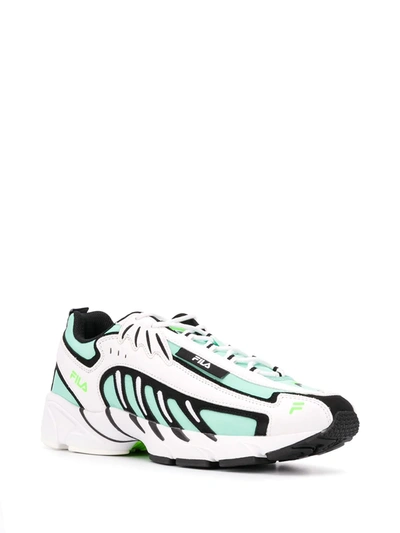 Shop Msgm X Fila Low-top Sneakers In White