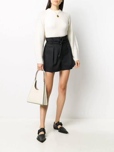 3.1 Phillip Lim Origami Pleated Shorts In Black