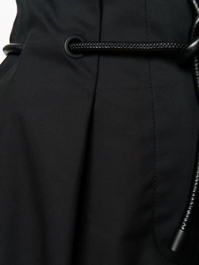 Shop 3.1 Phillip Lim / フィリップ リム Paperbag-waist Mini Shorts In Schwarz