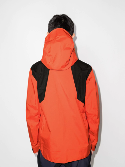 Shop Moncler Moirans Hooded Jacket In Orange