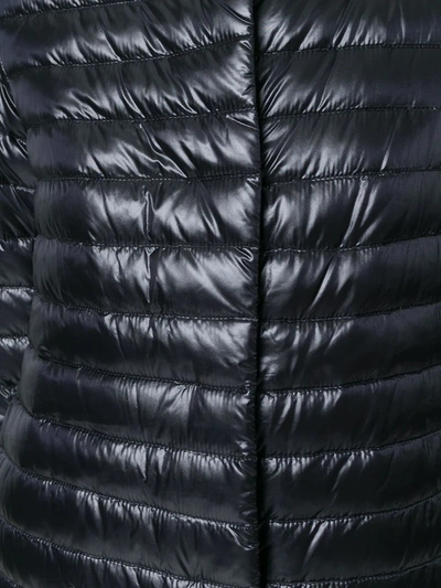 Shop Herno Midi Padded Coat In Black