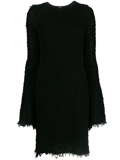 Pre-owned Jean Paul Gaultier '1990s Knitted Dress In Black