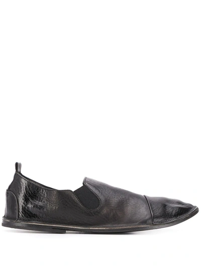 Shop Marsèll Strasacco Slip-on Loafers In Black