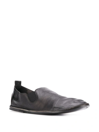 Shop Marsèll Strasacco Slip-on Loafers In Black