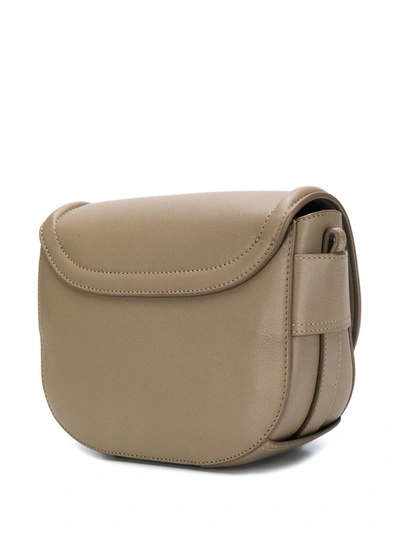 Shop See By Chloé Medium Mara Shoulder Bag In Grey