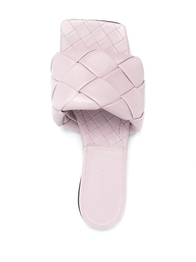 Shop Bottega Veneta The Lido Sandals In Pink