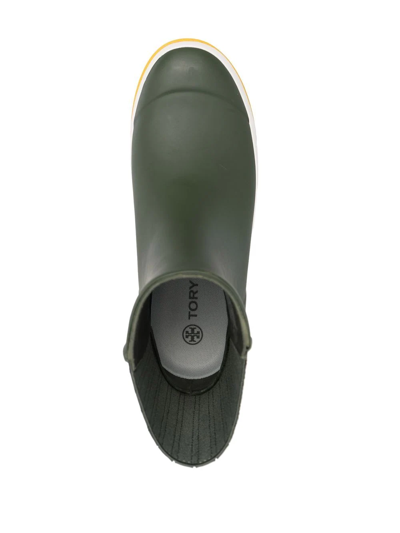 Tory Burch Colour-block Platform Boots In 绿色