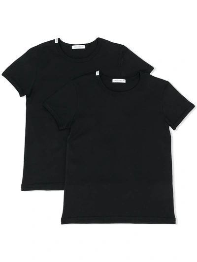 Shop Dolce & Gabbana Cotton T-shirt (pack Of Two) In Black