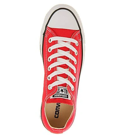 Shop Converse All Star Low-top Sneakers In Red