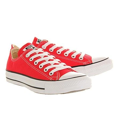 Shop Converse All Star Low-top Sneakers In Red
