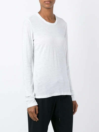 James Perse Classic T-shirt In White
