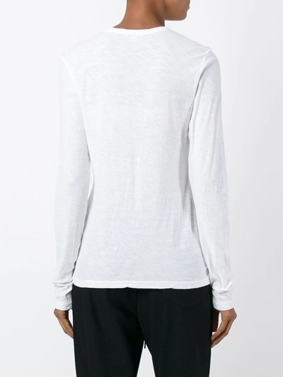 James Perse Classic T-shirt In White