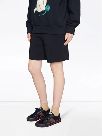 Shop Gucci Off The Grid Gg Tennis 1977 Sneakers In Black