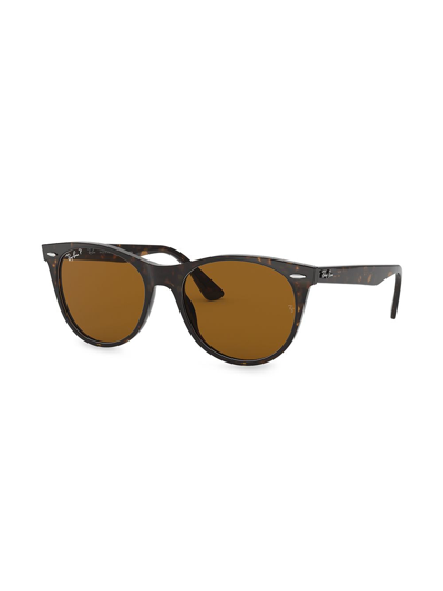 Shop Ray Ban Wayfarer Ii Tortoiseshell Sunglasses In Brown