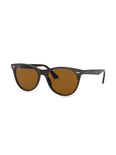Ray Ban Wayfarer Ii Tortoiseshell Sunglasses In Brown