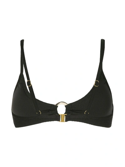 Duskii Long Island Bikini Top In Black