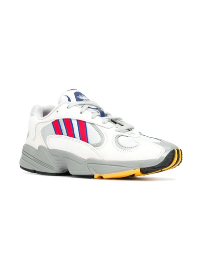 Shop Adidas Originals Yung 1 Sneakers In Grey