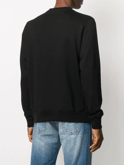 Shop Ps By Paul Smith Embroidered Logo Sweatshirt In Black