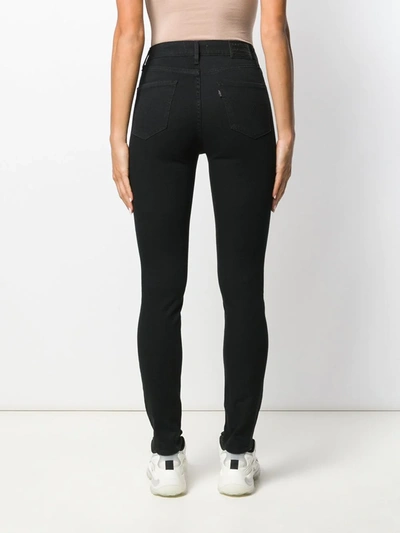 Levi's Trendy Plus Size 721 High-rise Skinny Jeans In Black