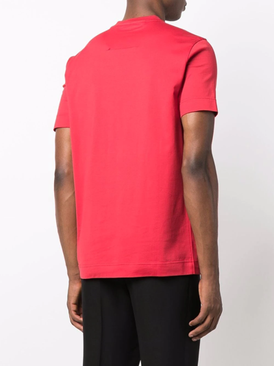 Shop Givenchy Graphic-print Cotton T-shirt In Rot