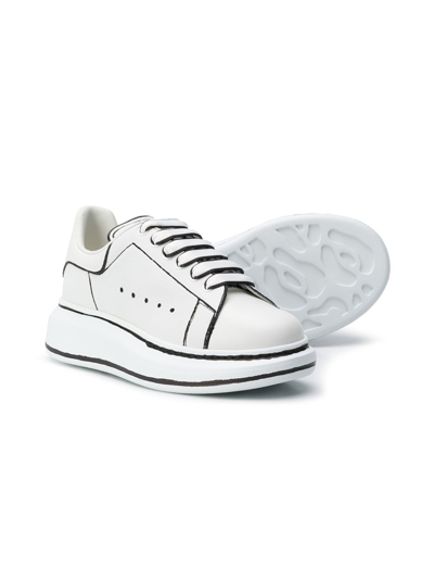 Shop Alexander Mcqueen Oversized Chunky Trainers In White