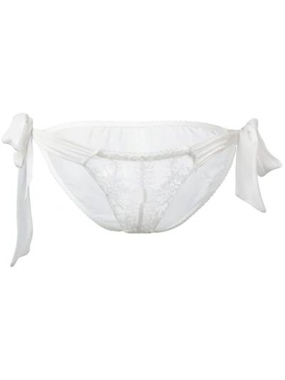 Shop Gilda & Pearl Ava Tie-side Knickers In White