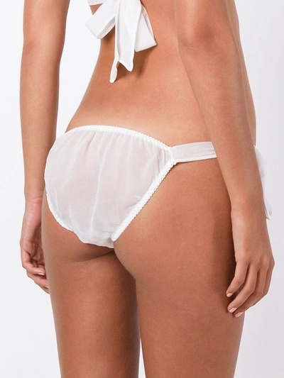 Gilda & Pearl Ava Tie-side Knickers In White
