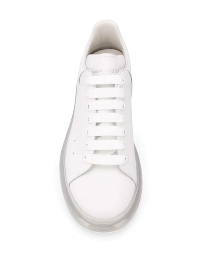 Alexander Mcqueen Alexander Mc Queen Oversized Leather Sneakers In White