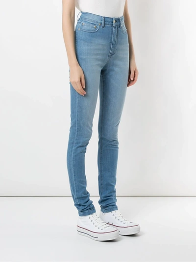 Shop Amapô Wanda High Waist Jeans In Blue