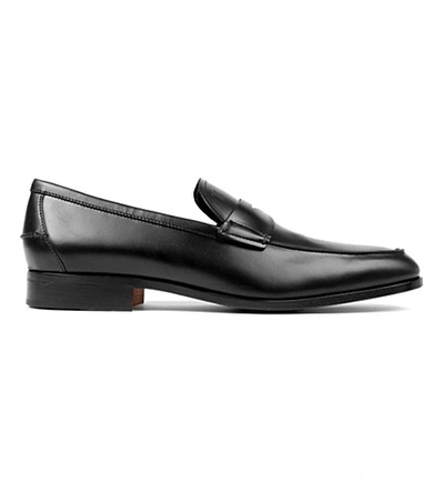 Shop Tod's Penny Loafers In Black