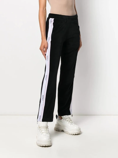 Heron Preston Logo Side Panels Track Pants In Black